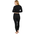 thumbnail image 5 of Kindly Yours Women's Seamless Ribbed Thermal Leggings, Sizes S-3X, 5 of 9