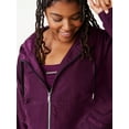 Love & Sports Women's Track Jacket with Hood, Sizes SXXL