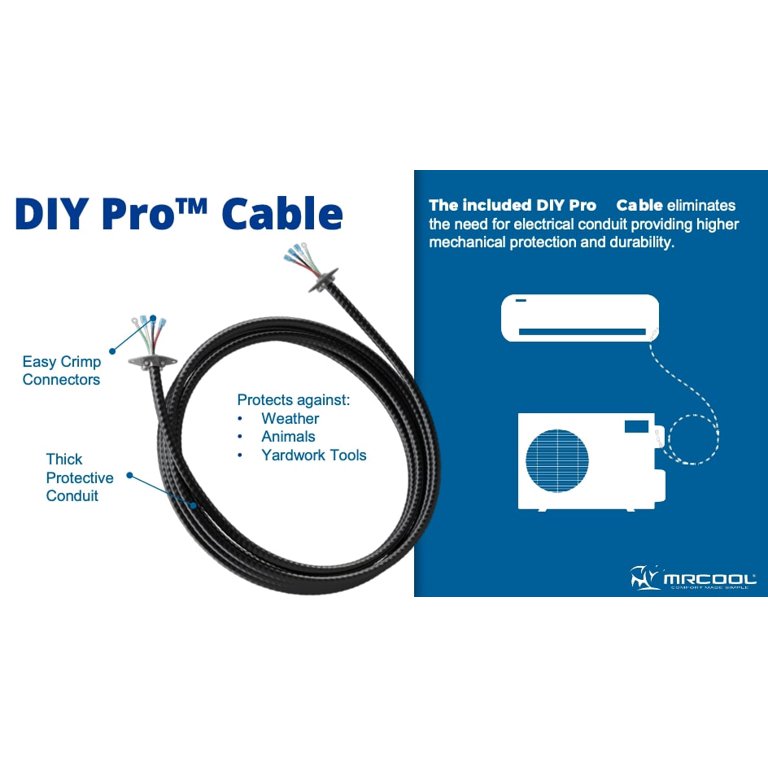 DIY 4th Generation E Star 24k BTU Ductless Mini-Split Heat Pump Complete  System 208-230V/60Hz - Walmart.com