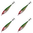 thumbnail image 1 of Señuelo Pesca Luminoso Anzuelos Calamar Anzuelo Artificial Cebo para Peces () Rojo Y Verde, 1 of 5