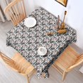 thumbnail image 2 of Leopard Print Square Tablecloth 52x52in(132x132cm) – Waterproof Polyester Printed Table Cover, Wrinkle Resistant & Washable for Kitchen Dining Picnic Party Decor, 2 of 6