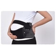 thumbnail image 4 of Cinturón de soporte para el final del embarazo (negro XL), cinturón de soporte para el embarazo, cinturón para la cintura, la espalda y el abdomen, cinturón abdominal, soporte de cintura transpirable, 4 of 5