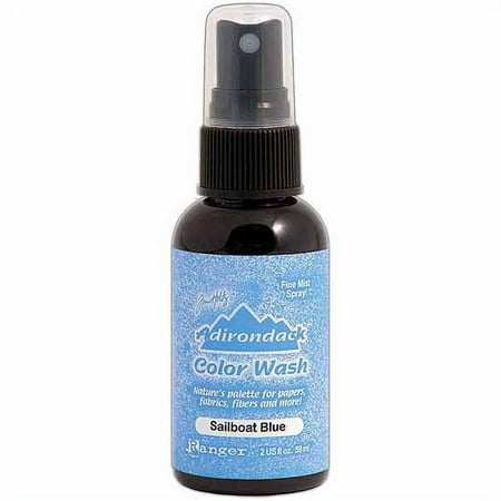 Ranger TCW-TIM-29694 Tim Holtz Adirondack Color Wash Dye Spray, Sailboat Blue, 2-Ounce Multi-Colored