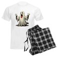thumbnail image 6 of CafePress - Ghost With A Funny Face - Men's Light Loose Fit Cotton Pajama Set, 6 of 7