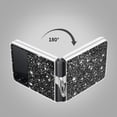 thumbnail image 2 of Étui Rigide Slim Pc Brillante Pailletée Compatible avec Samsung Galaxy Z Flip 3 avec Support Anneau, 2 of 3