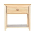 thumbnail image 3 of Max & Lily Nightstand with Storage Drawer, Small Solid Wood Bedside, Side Tables for Bedroom, 3 of 7
