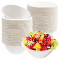 thumbnail image 5 of 8oz Disposable Paper Bowls,Compostable Bagasse Bowls,Small Biodegradable Heavy-Duty Bowls Gift compatible Hot and Cold Food Gift, 5 of 5
