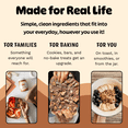 thumbnail image 4 of Unsalted Almond Butter, Creamy, Vegan, Gluten-free, Palm-Oil Free, No Added Sugar, 16oz, Spread The Love, 4 of 7