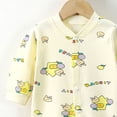 thumbnail image 4 of Baby Pajamas Baby Sleepers for Newborn 0-3 3-6 6-9 Months Boys Girl Clothes Footed PJs Newborn Newborn Crawling Suits Yellow, 4 of 5
