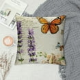 thumbnail image 2 of JEUXUS  Outdoor Garden Decoration Bee/Butterfly/Dragonfly/Ladybug Pillow Case Leaf/Lavender/Flower Decorative Throw Pillow Covers, 2 of 5
