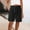 BLACK, variant on Women's Plus Size 3X Loose Casual Summer Shorts with Pockets and Drawstring Elastic Waist