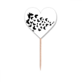 thumbnail image 1 of Butterflies with Dark Colour Toothpick Flags Heart Lable Cupcake Picks, 1 of 3