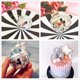 thumbnail image 4 of Bola de discoteca de espejo de 2 a 10 cm, decoración de fiesta de los años 70, adornos colgantes reflectantes para decoración de tartas de cumpleaños, suministros para bodas, 4 of 5