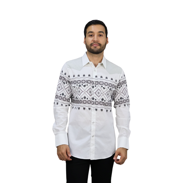 Camisa Platini WPL10751 WHITE 1 Pz Para Hombre