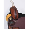 thumbnail image 6 of 17 In Comfytack Western Horse Barrel Racing Trail Pleasure American Leather Saddle Tack Set With Reins Brown, 6 of 8