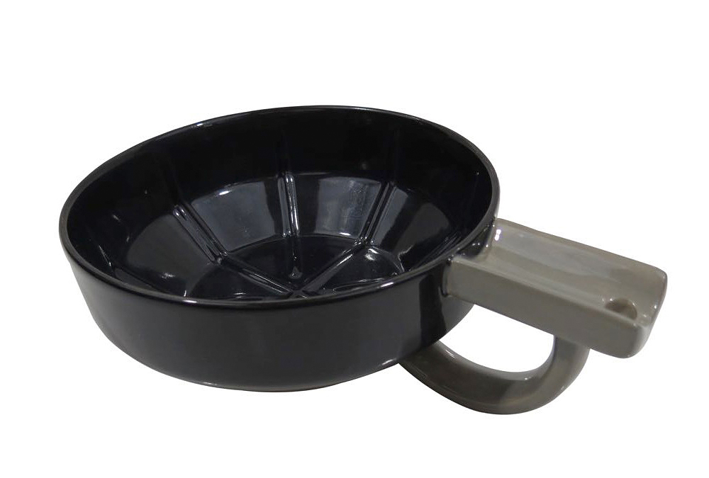 Fine Lather Bowl, Black and Gray