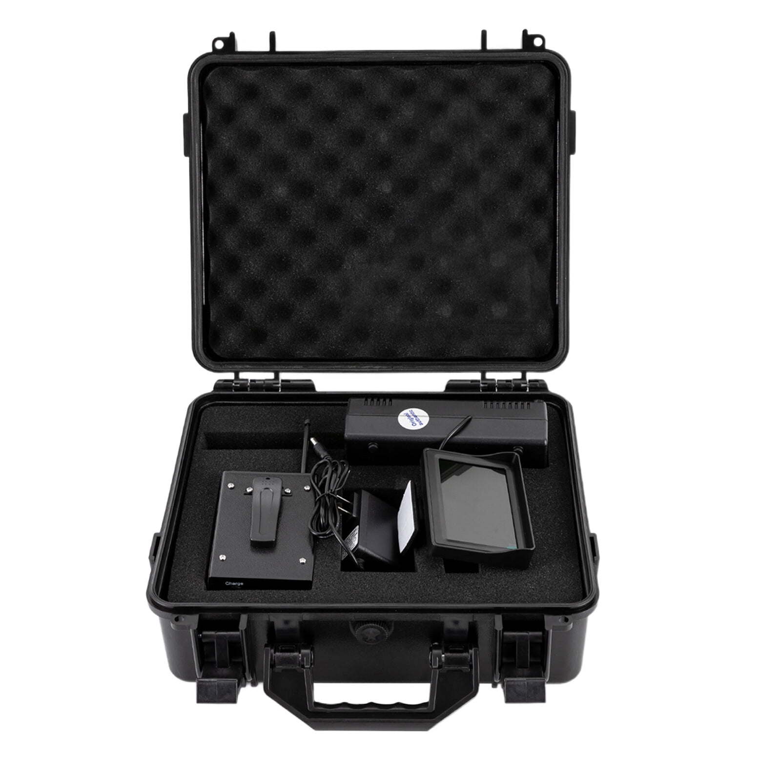 Metal Detector 98.4FT Range, Handheld Treasure Hunting Detector Metal Detector 3937ft Range, Underground Treasure Scanner with 3D LED Display for Gold Silver Copper Diamond (Style1)