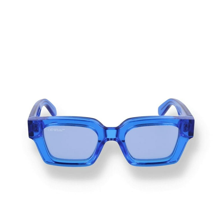 Off White Virgil Clear Blue Frame Sunglasses OERI008 1007 Off White Virgil Clear Blue Frame Sunglasses OERI008 1007