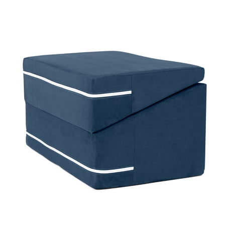 Jaxx Zipline Playscape Flip-Slide - Playtime Furniture for Imaginative Kids, Navy