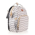 thumbnail image 2 of Mochila Pañalera ISADEN para Bebé con Cambiador Cuna Gris-Blanco, 2 of 7
