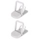 thumbnail image 3 of 2 Soportes para Computadora Portátil, Elevadores de Computadora, Autoadhesivos, Plegables, Invisibles, Ajustable, Color Plateado, 3 of 5