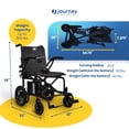 thumbnail image 3 of Journey Fauteuil Électrique Air, Fauteuil Roulant Léger Pliable, Conforme TSA, 3 of 8