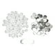 thumbnail image 5 of Piezas de botón con pin en la parte posterior Bling Bling kit de Insignia 100 pines de botón blanco, 5 of 12