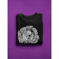 thumbnail image 3 of Axolotl Little Salamander Design Sweatshirt Women -Image by Shutterstock, Female 4X-Large, 3 of 4