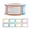 B, variant on Date Label Stickers Roll, Color Border Adhesive Tags for Jar Pantry Storage, Writable Classification Labels for Snack Dorm Organization (Dotted Border)