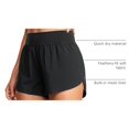 thumbnail image 4 of Shorts CRZ YOGA de Cintura Alta con Entrepierna de 7.5 cm Negro S, 4 of 6