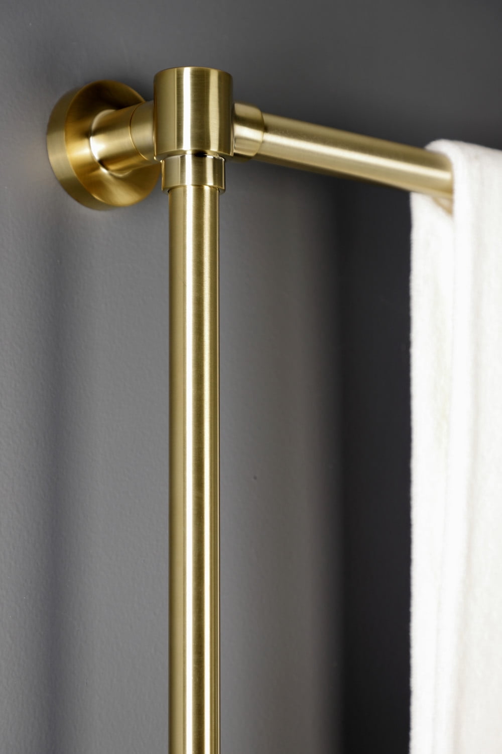 Kingston Brass DTM323037 30 x 32 in. Gallant Wall Mount Towel Rack, Brushed Brass