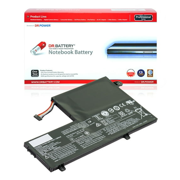 Dr. Battery - Replacement for Lenovo IdeaPad 320S-14IKB 80X400AHGE / 80X400ARGE / 80X400D2GE / 80X400D3GE / 80X400HMSP / 80X400J2GE / 5B10W67239 / 5B10W89290 / L15C3PB1 / L15L3PB0 / L15L3PBO
