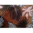 thumbnail image 5 of oneOone Cotton Silk Brown Fabric Tropical Craft Projects Decor Fabric Printed By The Yard 42 Inch Wide, 5 of 5