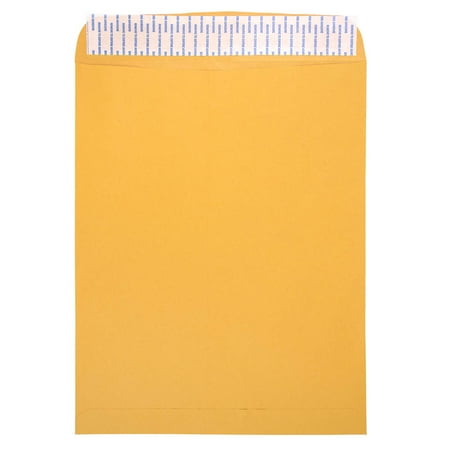 - JAM PAPER 12 x 15 1/2 Open End Catalog Recycled Envelopes with Peel and Seal Closure, Brown Kraft, Bulk 500/Box
