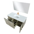 thumbnail image 3 of Lancy 48 in W Rustic Acacia Bath Vanity, Cultured Marble Top, Faucet Set and 43 in Mirror, 3 of 6