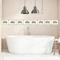 thumbnail image 4 of TRIMZ Vintage Floral Bathtub Wallpaper Border, Non-Woven, 15 ft x 6.87 in, 4 of 6