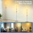 thumbnail image 2 of OUTON RGBIC Floor Lamp with Remote and App Control, Modern Lamp with 36+ Scenes, Music Sync, LED Corner Floor Lamp, Standing Lamp Tall Lamps for Living Room, Bedroom, Wire Grey, 2 of 9