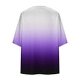 thumbnail image 5 of Meichang Light Weight Cardigan Women Summer Gradient Print Chiffon Kimono Cardigans Open Front Puff Sleeve Kimonos Loose Beach Wear Cover Up Blouse Top, 5 of 6