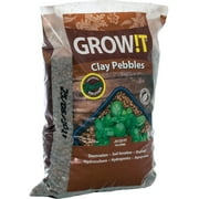 GROW!T GMC10L Hydroponic 100% Natural Clay Pebbles, .35 Cubic Feet/10 Liter Bag