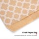 thumbnail image 3 of 25Pcs Food Bag Foldable Kraft Paper Bag Pouch Packaging for Candy Nuts Cookies SnacksCrossed Flower, 3 of 3