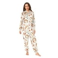 thumbnail image 4 of joogoo Hedgehog Leaves Flower Unisex Adults Onesies Pajamas Jumpsuits L, 4 of 7