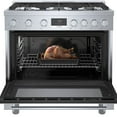 thumbnail image 6 of BOSCH HGS8655UC  36" AND LARGER FREE STANDING GAS RANGE Stainless Steel, 6 of 7