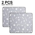 thumbnail image 1 of 2-Pack Washable Dog Pee Pad Reusable Waterproof Pee Pad for Dogs Training Pads Puppy Mat Whelping Pad, 1 of 9