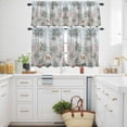 3 Piece Kitchen Curtains and Valances Set Luxurious Estate Cafe ...