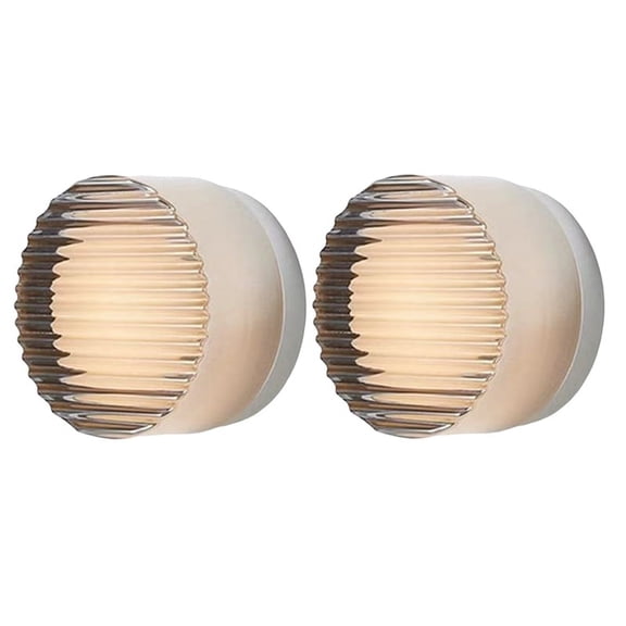 2 x Sconce Light-Smoke Gray