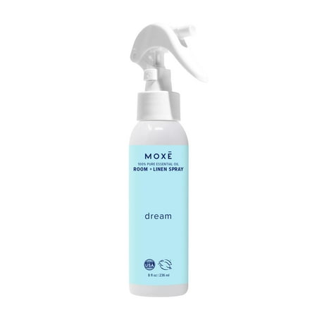 MOXE Dream Lavender Essential Oil Air Freshener Room and Linen Spray for Sleep and Relaxation 8 oz
