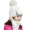 White, variant on Winter Beanies Women's Solid Color Knitted Wool Hat with Thick Velvet And Warm Ear Protection Hat