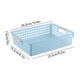 thumbnail image 2 of Baño Organizadores Y Almacenamiento Baño Armarios Cesta de Plástico 9.2x6.1x3 Pulgadas, Juguete Apilable Contenedores de Almacenamiento, Impermeable Ducha Caddy para Lavandería, Juguetes, 2 of 7