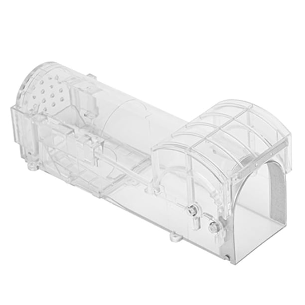 Inteprter Trampa para ratones reutilizable de plástico, jaula para ratas sin matar, trampa para ratones inteligente para atrapar ratones, trampas Type4 NO4 Inteprter HA006658-02B