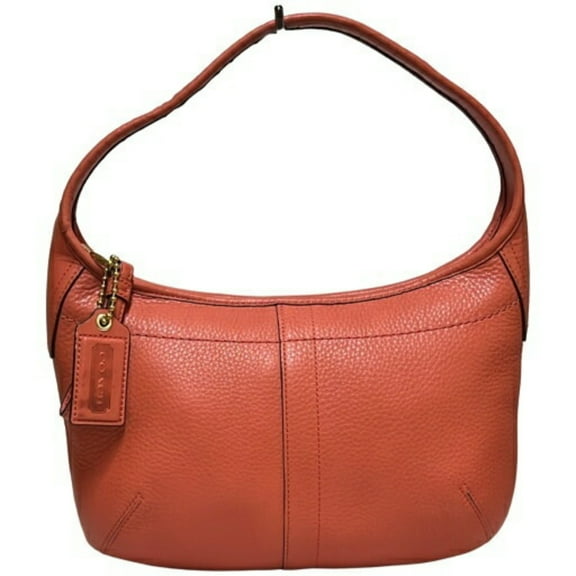Pre-Owned COACH Hobo Shoulder Bag, All Leather, 11611, Salmon Pink, Mikunigaoka... (Good)